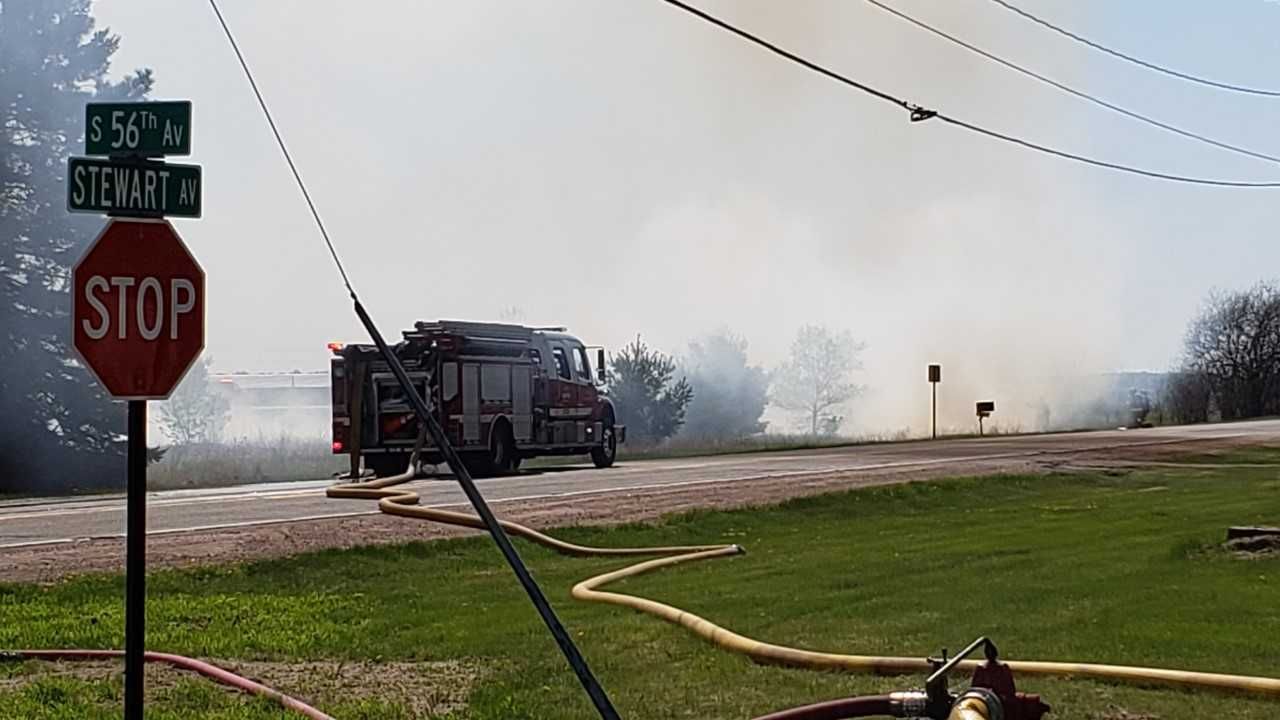 UPDATE Brush fire out on Wausau's west side WAOW Newsline 9